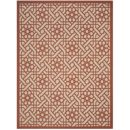 Safavieh 8 X 11 Ft. - 2 In. Martha Stewart Power Loomed Rug, Large Rectangle - Cayenne MSR4245-231-8